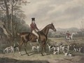 John Mytton Esq., on a chestnut hunter, with his hounds, in an extensive landscape, published by W.Smith, 1841 - John Webber