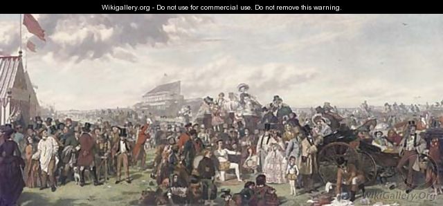 The Derby Day, by Auguste Blanchard - William Powell Frith