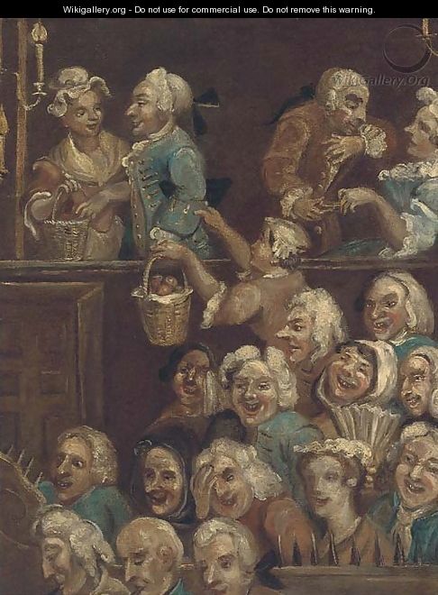 The laughing audience - (after) William Hogarth