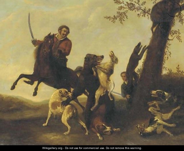 The bear hunt - (after) Paulus Potter