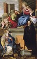 The Holy Family with the Infant Saint John the Baptist, Saint Anthony Abbot and Saint Catherine - Paolo Veronese (Caliari)