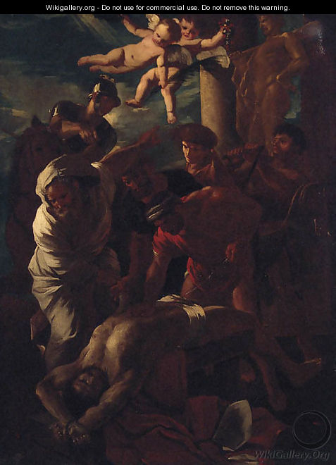 The martyrdom of Saint Erasmus - (after) Nicolas Poussin