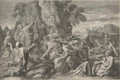 Moses Striking the Rock, by Claudia Stella - (after) Nicolas Poussin
