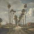 The Avenue at Middlemarnis - (after) Meindert Hobbema