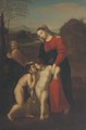 The Holy Family with the Infant Saint John the Baptist - Raphael