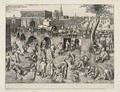 The Skaters before the Gate of St. George at Antwerp - (after) Pieter The Elder Bruegel