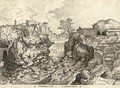 Prospectus Tyburtinus, from The Set of the large Landscapes, by H. Cock - (after) Pieter The Elder Bruegel