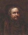 Self-portrait of the artist - (after) Rembrandt Van Rijn