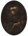 An old man in oriental costume - (after) Rembrandt Van Rijn