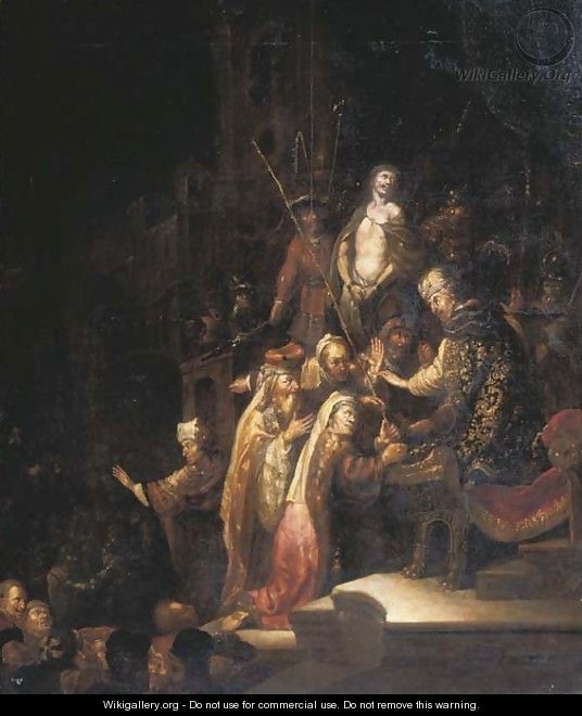 Christ before Pontius Pilate - Rembrandt Van Rijn