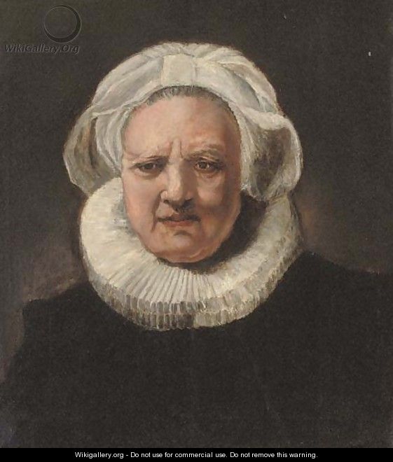 Portrait of an old woman, aged 83 - Rembrandt Van Rijn