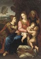 The Virgin and Child with St. John the Baptist, St. Anne and St. Catherine of Alexandria - Raphael