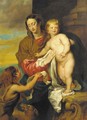 The Virgin and Child with the Infant Saint John the Baptist - Sir Anthony Van Dyck