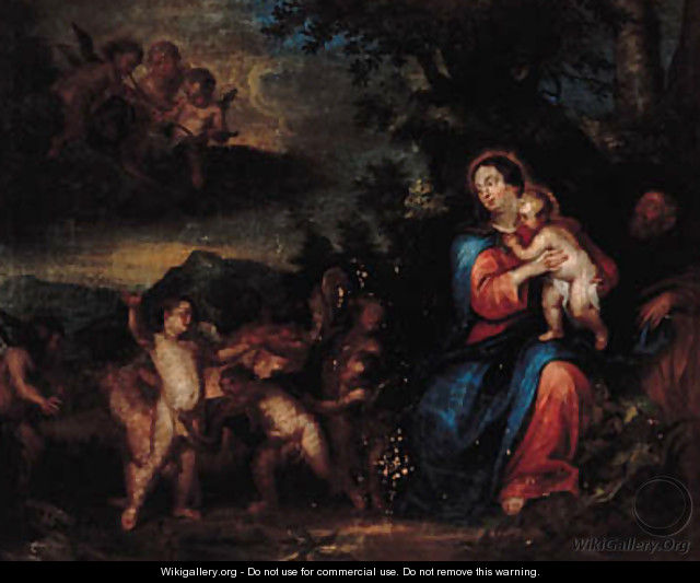 The Rest on the Flight into Egypt - Sir Anthony Van Dyck