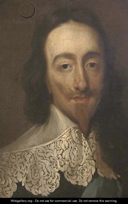 Portrait of Charles I, bust-length - Sir Anthony Van Dyck
