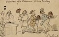 Division of a labourer's xmas pudding - (after) Cruikshank, George