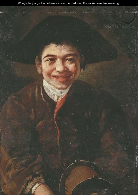 A laughing boy - (after) Giacomo Ceruti (Il Pitocchetto)