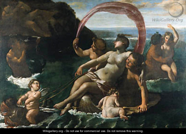 Galatea and Polyphemus - (after) Giovanni Lanfranco