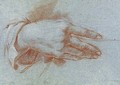 Study of a Hand - (after) Giovanni Domenico Tiepolo