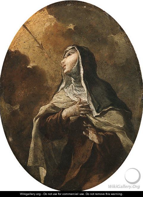 Saint Teresa of Avila - (after) Giovanni Battista Rossi