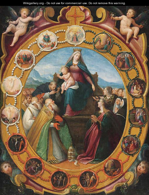 The Madonna of the Rosary - (after) Giovanni Balducci