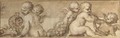A frieze of putti with garlands and fruit - (after) (Giovanni Antonio De' Sacchis) Pordenone