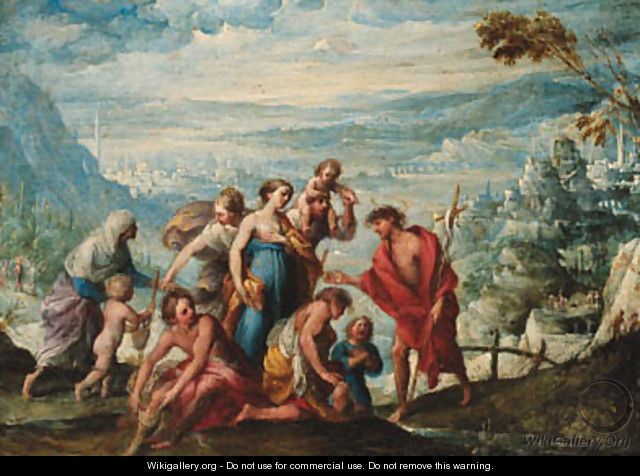 The Baptism of Christ - (after) Giovanni Andrea Donducci (see MASTELLETTA)
