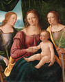 The Madonna and Child with Saint Catherine of Alexandria and another Saint - (after) Giovanni Agostino Da Lodi