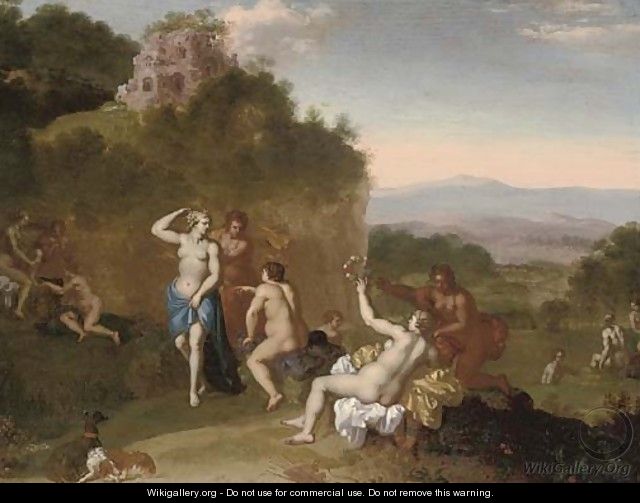 Diana and her nymphs bathing - (after) Daniel Vertangen