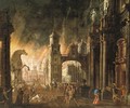 The Sack of Troy - (after) Daniel Van Heil