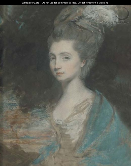 Portrait of a lady - (after) Daniel Gardner