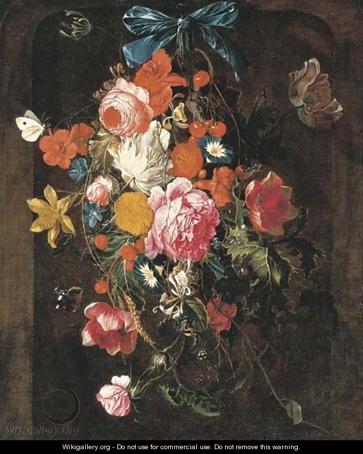 Roses - (after) Cornelis De Heem