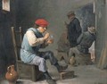 Smokers in a tavern - (after) David The Younger Teniers