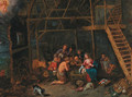 The Adoration of the Shepherds - (after) David Ryckaert