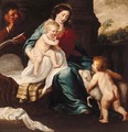 The Madonna and Child with the Infant Saint John the Baptist - (after) Erasmus II Quellin (Quellinus)
