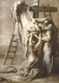 The Descent from the Cross; en grisaille - (after) Erasmus II Quellin (Quellinus)