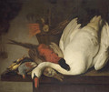 A dead swan - (after) Elias Vonck