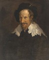 Portrait of a man in a plummed cap - (after) Egbert Jaspersz. Van, The Elder Heemskerck