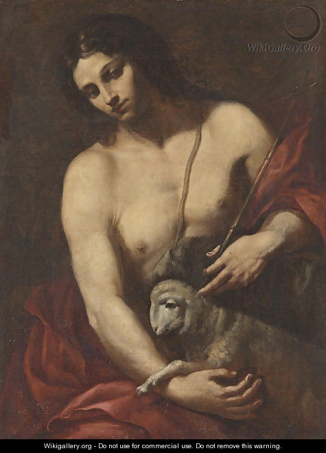 Saint John the Baptist - (after) Francesco Guarino