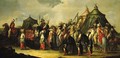 A triumphal procession of Turks - (after) Francesco Fontebasso