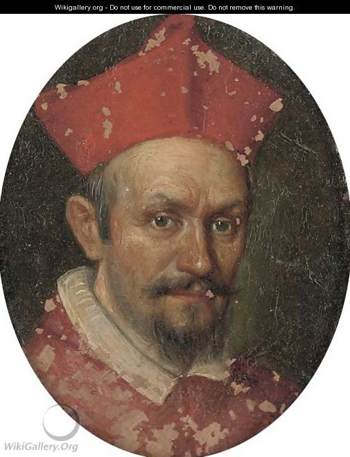 Portrait of a cardinal, bust-length - (after) Filippo Lauri