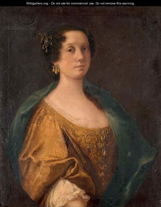 Portrait of a noblewoman - (after) Anton Domenico Gabbiani