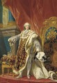 King Louis XV, in full ceremonial dress - (after) Antoine-Francois Callet