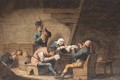 Peasants singing in a cottage - (after) Anthonie Victorijns
