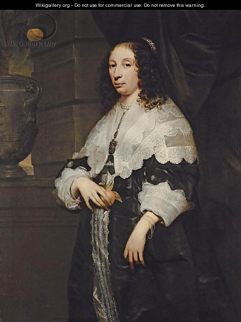 Portrait of a lady - (after) Arnold Van Ravesteyn