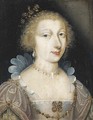 Portrait of a lady - (after) Charles Beaubrun