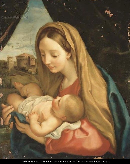 The Madonna and Child - (after) Carlo Maratta Or Maratti