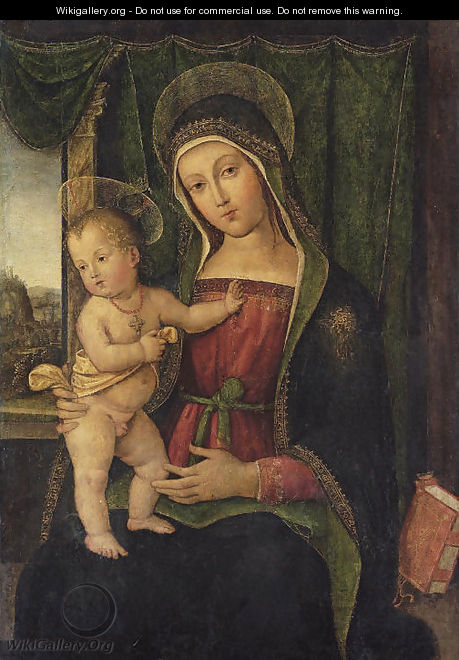The Madonna and Child - (after) Bernardo Pintoricchio
