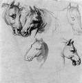 Studies of horses' heads - (after) Belisario Corenzio