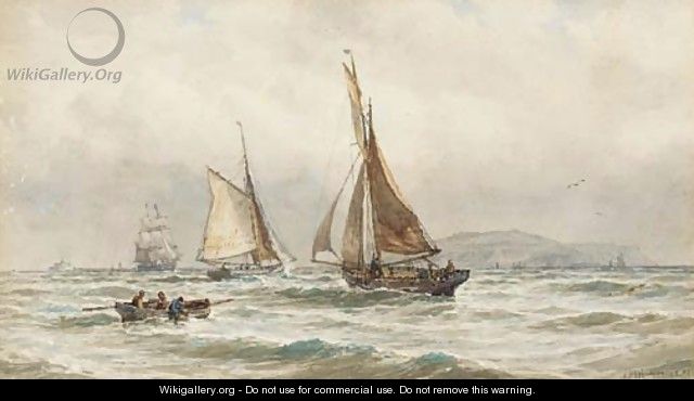 Shipping off the coast - Arthur Wilde Parsons